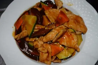Carne di maiale alle verdure