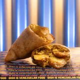 Empanada de Cazón y Plátano Macho Maduro