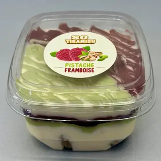  TIRAMISU PISTACHE FRAMBOISE   