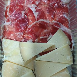 Jamón Ibérico y Queso de Oveja