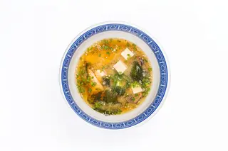 Мисо-суп с лососем