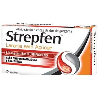 Strepfen Laranja Sem Açúcar 8,75mg 24 Unidades