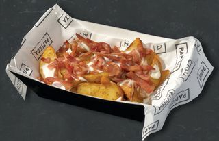 Bacon y cheese fries