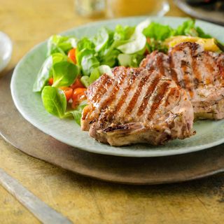 Costeleta de Porco Grelhada