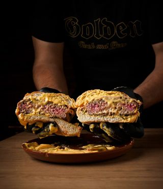 Burger búfalo cafre