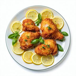 Pollo non fritto con limone