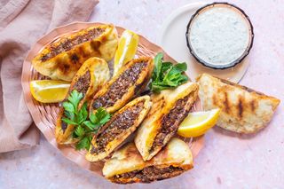 Arayes À La Viande Hachée