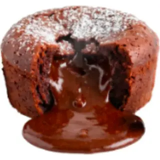  Fondant chocolat noir   