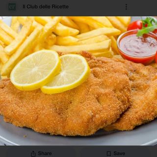 Cotoletta di pollo 200 g e patate