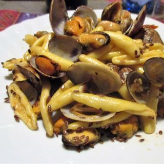 Pasta de Almejas y Pistacho