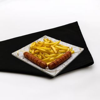 Фри с сосиской