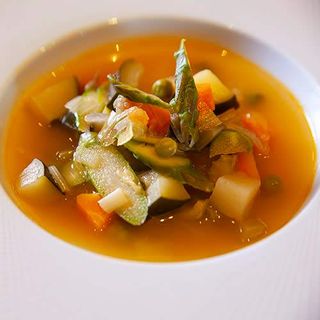 Sopa Minestrone De Verduras Frescas