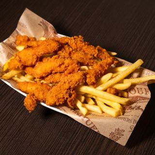 Pollo fritto & patate normali