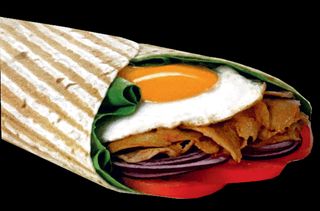 Piadina kebab uovo