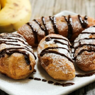 Banan w cieście kokosowym