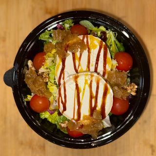 Ensalada rulo de cabra 