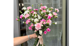 Bukiet Candy Mist z 15 goździków gałązkowych