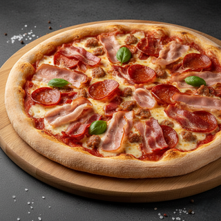 Pizza Mammoth Quattro carni