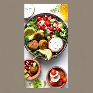 Falafel salata