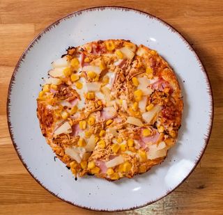 35.PIZZA PULLED CHICKEN 19cm.