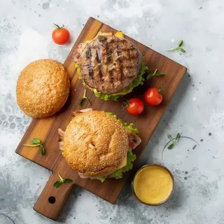 Hamburguesa sola