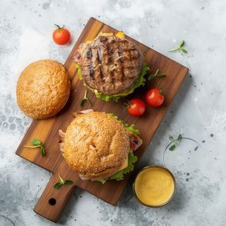Hamburguesa sola
