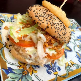 Hamburguesa de Pollo del Corral Artesanal