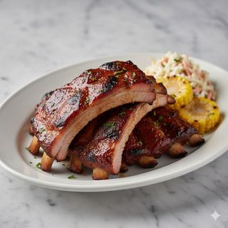 Costillar De Cerdo A La Parrilla