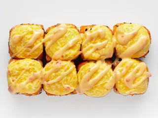 Запечений рол з креветками 