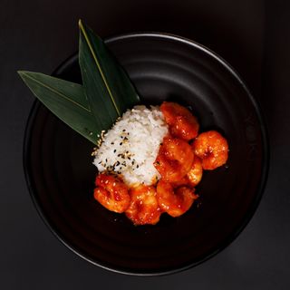 Креветки в кислосолодкому соусі