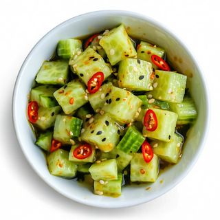 Ensalada De Pepino Picante
