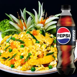 Meniu orez cu pui + Pepsi