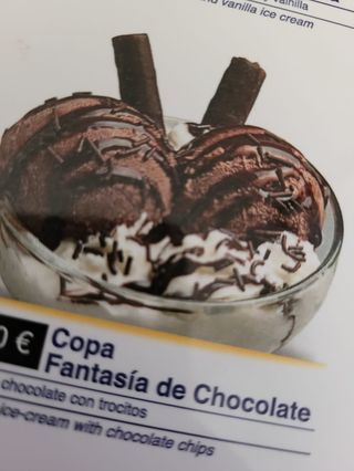 Copa Fantasía Chocolate