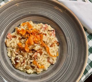 Risotto Funghi Porcini e Chorizo