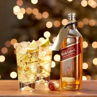 Red label and cola