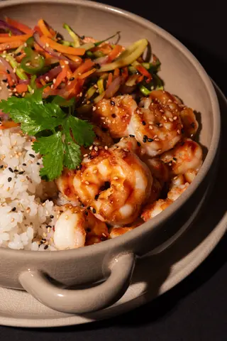 Plat Asiatique Crevette Tempura