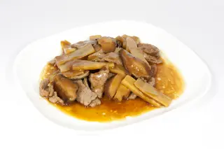 227 - Anatra con bambù e funghi