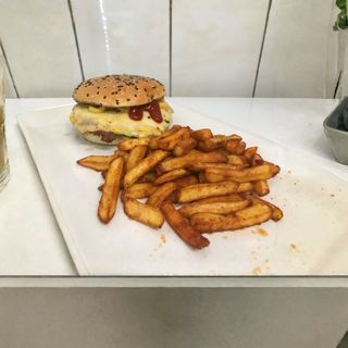 Chicken cheeseburger