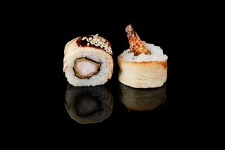 Рол Унагі з тигровою креветкою в темпурі