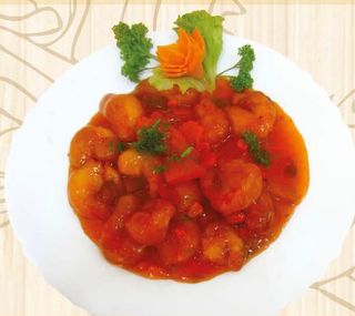 Krewetki w pikantnym sosie 350g