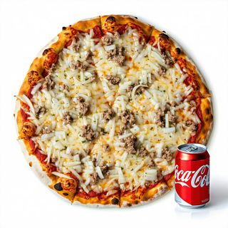 Menù pizza tonno e cipolla