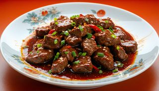 44. Kurczak gotowany w sosie słodko-kwaśnym