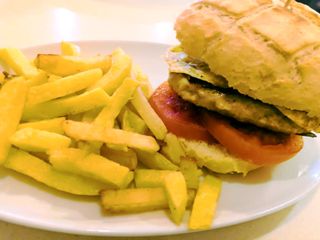 Hamburguesa De Pollo De Corral