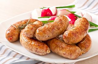 Saucisse De Porc Braisé + Attiéké