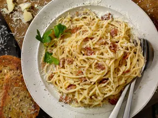 Esparguete à Carbonara
