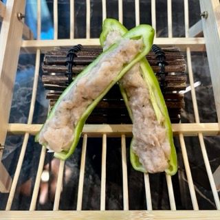 Peperoncini con pasta di gamberi