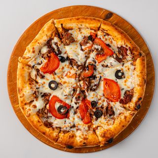 Пицца с рваным мясом 35 см.