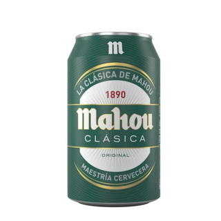 Cerveza Mahou Clásica Lata 33cl.