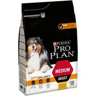 Hrana uscata pentru caini Pro Plan Medium Adult, Pui, 3kg