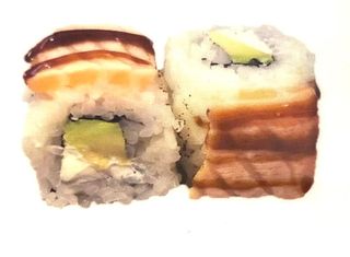 88.Aguacate, Queso Y Salmón Flameado (8 Uds.)